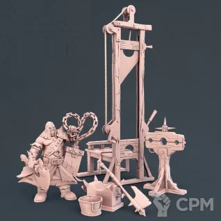 Описание картинки DND - Executioner Set от 3D Print Workshop по цене 894руб | Свободный Рынок Миниатюр - СРМ