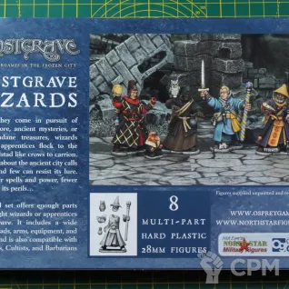 Описание картинки Frostgrave Wizards от Base 28 по цене 2 175руб | Свободный Рынок Миниатюр - СРМ