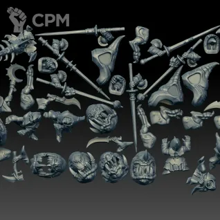Описание картинки Squig Hoppers (Proxy) от AxeL's Forge по цене 1 000руб | Свободный Рынок Миниатюр - СРМ