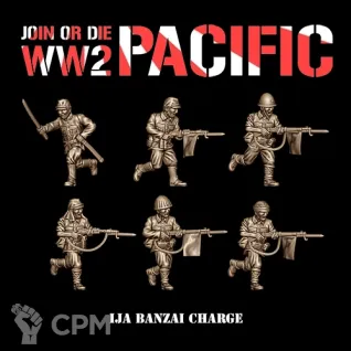 Описание картинки IJA BANZAI Attak от 3DPrintClub по цене 95руб | Свободный Рынок Миниатюр - СРМ