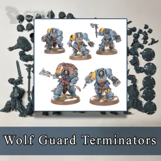Описание картинки Wolf Guard Terminators от SaJRa по цене 1 000руб | Свободный Рынок Миниатюр - СРМ