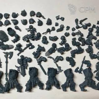 Описание картинки Wolf Guard Terminators от SaJRa по цене 1 000руб | Свободный Рынок Миниатюр - СРМ