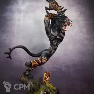 Описание картинки Extreme Feral Warpwolf от Magnito по цене 5 000руб | Свободный Рынок Миниатюр - СРМ