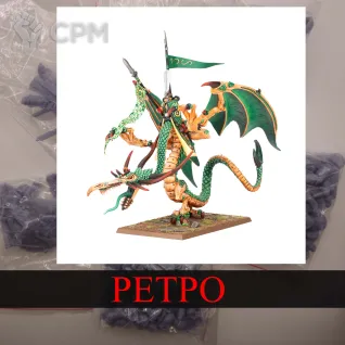 Описание картинки Wood Elf Noble on Forest Dragon от White Rhino по цене 1 299руб | Свободный Рынок Миниатюр - СРМ