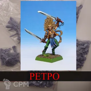 Описание картинки Wood Elf Wardancer Champion от White Rhino по цене 299руб | Свободный Рынок Миниатюр - СРМ