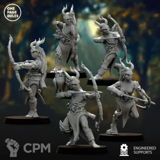 Описание картинки OPR Wood Elves - Forest Watch от Laboratory of Chaos по цене 300руб | Свободный Рынок Миниатюр - СРМ