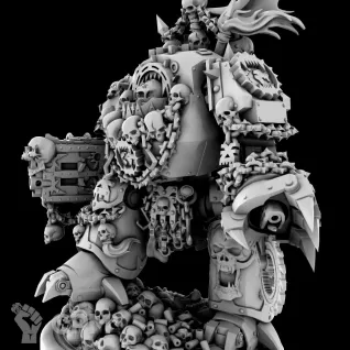 Описание картинки World Eaters Contemptor dreadnought от Milestone по цене 1 300руб | Свободный Рынок Миниатюр - СРМ