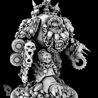 Описание картинки World Eaters Contemptor dreadnought от 3Д печать миниатюр по цене 1 477руб | Свободный Рынок Миниатюр - СРМ