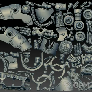 Описание картинки Vultarax Stratos Automata (Scan) от AxeL's Forge по цене 1 800руб | Свободный Рынок Миниатюр - СРМ