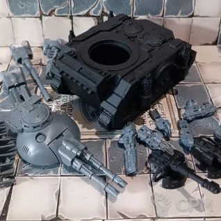 Описание картинки Deimos Pattern Predator Battle Tank от OMG_SL по цене 6 200руб | Свободный Рынок Миниатюр - СРМ