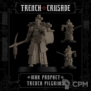 Описание картинки Trench Pilgrims Warband. Окопные Пилигримы Варбанда/ Покупка отдельными моделями от 0.n1 Studio по цене 700руб | Свободный Рынок Миниатюр - СРМ