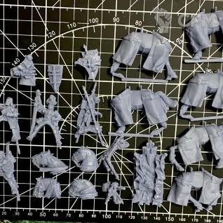 Описание картинки Questing Knights от R.E.print по цене 990руб | Свободный Рынок Миниатюр - СРМ