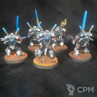 Описание картинки Grey Knights 5шт литье от Superguns по цене 1 000руб | Свободный Рынок Миниатюр - СРМ