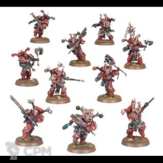 Описание картинки Khorne Berzerkers от NEW-MINIATURES по цене 2 299руб | Свободный Рынок Миниатюр - СРМ