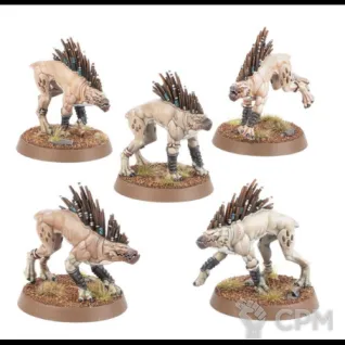 Описание картинки KROOT HOUNDS от NEW-MINIATURES по цене 888руб | Свободный Рынок Миниатюр - СРМ