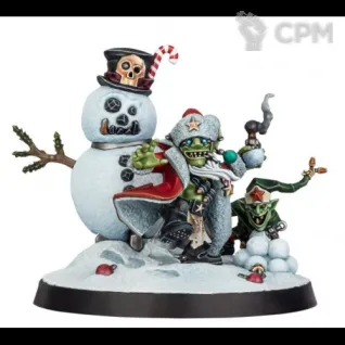 Описание картинки Da Red Gobbo’s A-bomb-inable Snowman от NEW-MINIATURES по цене 888руб | Свободный Рынок Миниатюр - СРМ
