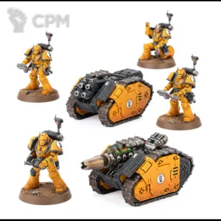 Описание картинки Rapier Quad Heavy Bolters and Graviton Cannon Battery от NEW-MINIATURES по цене 2 600руб | Свободный Рынок Миниатюр - СРМ