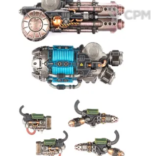 Описание картинки Saturnine Dreadnought Weapons – Chiron Configuration от NEW-MINIATURES по цене 1 463руб | Свободный Рынок Миниатюр - СРМ