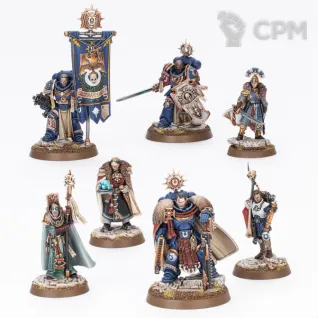 Описание картинки Captain Titus and The Wardens of Ultramar от NEW-MINIATURES по цене 2 200руб | Свободный Рынок Миниатюр - СРМ