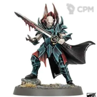 Описание картинки Korthrain The Crimson Blade от Darkminiatures по цене 1 000руб | Свободный Рынок Миниатюр - СРМ