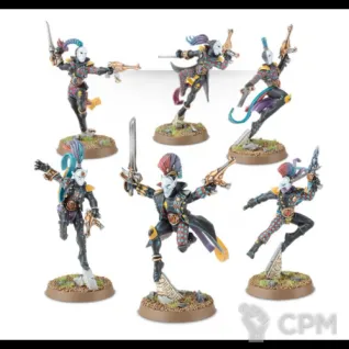 Описание картинки Harlequin Troupe от DARKMINIATURES_PRO по цене 1 672руб | Свободный Рынок Миниатюр - СРМ