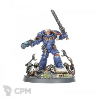 Описание картинки Space Marines Sergeant Castus Commemorative Series от Студия Лютье по цене 750руб | Свободный Рынок Миниатюр - СРМ