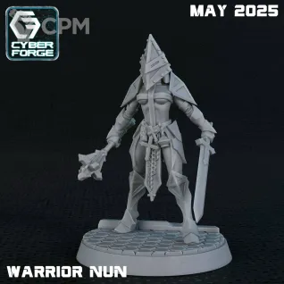 Описание картинки Warrior nun 2 от 3DPrintClub по цене 95руб | Свободный Рынок Миниатюр - СРМ