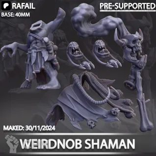 Описание картинки Weirdnob Shaman от Naggaroth Night по цене 600руб | Свободный Рынок Миниатюр - СРМ