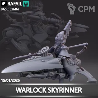 Описание картинки Warlock Skyrunner от Naggaroth Night по цене 600руб | Свободный Рынок Миниатюр - СРМ