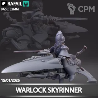 Описание картинки Warlock Skyrunner от Naggaroth Night по цене 600руб | Свободный Рынок Миниатюр - СРМ