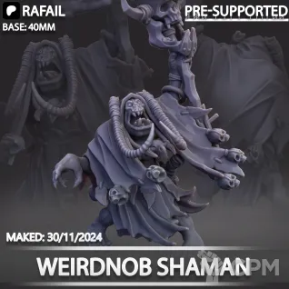 Описание картинки Weirdnob Shaman от Naggaroth Night по цене 600руб | Свободный Рынок Миниатюр - СРМ