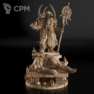Описание картинки Gul'dan Фигурка (World of Warcraft) от GAS3TXD  по цене 5 600руб | Свободный Рынок Миниатюр - СРМ