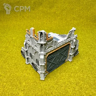 Описание картинки Террейн Armored set Руина C большая 2 этажа от Террейн и миниатюры по цене 750руб | Свободный Рынок Миниатюр - СРМ