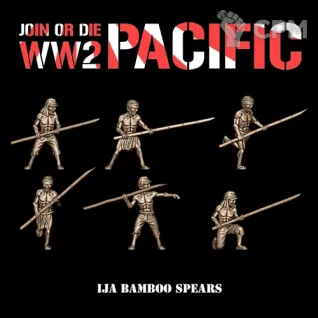 Описание картинки IJA SPEARMEN от 3DPrintClub по цене 95руб | Свободный Рынок Миниатюр - СРМ