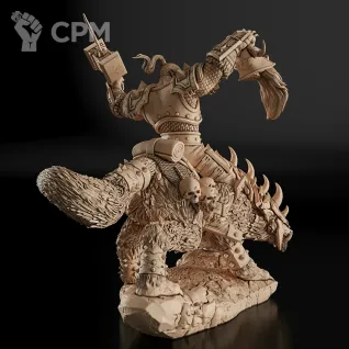 Описание картинки Orgrim On Wolf Фигурка (World of Warcraft) от GAS3TXD  по цене 6 900руб | Свободный Рынок Миниатюр - СРМ