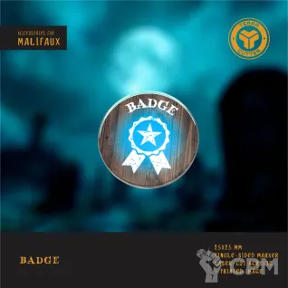 Описание картинки Malifaux Badge от TerraCutter по цене 35руб | Свободный Рынок Миниатюр - СРМ