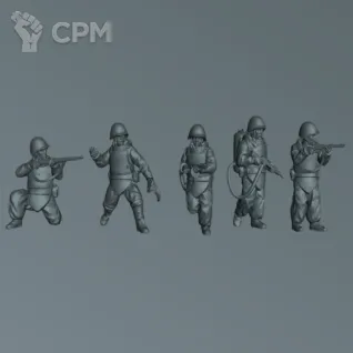 Описание картинки Штурмовые инженеры СССР | USSR ASSAULT ENGINEERS от W1L50n по цене 700руб | Свободный Рынок Миниатюр - СРМ
