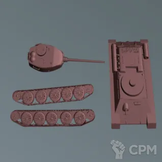 Описание картинки T34-85 от W1L50n по цене 700руб | Свободный Рынок Миниатюр - СРМ