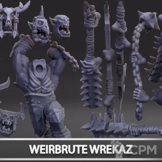 Описание картинки Weirdbrute Wrekkaz от Naggaroth Night по цене 1 600руб | Свободный Рынок Миниатюр - СРМ