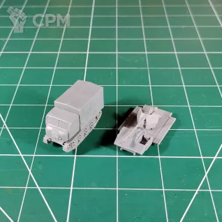 Описание картинки WW2G15004 German Pak 40 Anti-tank Gun &amp; Raupenschlepper Tractor от Vault Boy по цене 2 798руб | Свободный Рынок Миниатюр - СРМ
