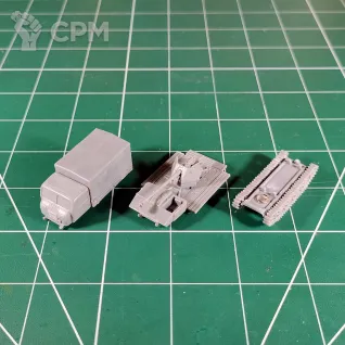 Описание картинки WW2G15004 German Pak 40 Anti-tank Gun &amp; Raupenschlepper Tractor от Vault Boy по цене 2 798руб | Свободный Рынок Миниатюр - СРМ