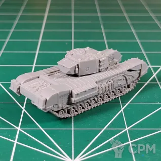 Описание картинки WW2V15023 British Churchill Tank x4 от Vault Boy по цене 2 798руб | Свободный Рынок Миниатюр - СРМ