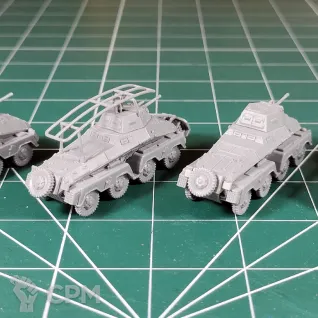 Описание картинки WW2V15031 German SdKfz 231 8 rad Armoured Car x10 от Vault Boy по цене 6 498руб | Свободный Рынок Миниатюр - СРМ