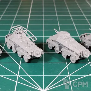 Описание картинки WW2V15031 German SdKfz 231 8 rad Armoured Car x10 от Vault Boy по цене 6 498руб | Свободный Рынок Миниатюр - СРМ