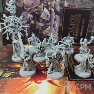 Описание картинки +Corrupted Guard Fanatics + Культисты от WastelandMiniatures по цене 820руб | Свободный Рынок Миниатюр - СРМ