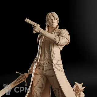 Описание картинки Dante Фигурка (Devil May Cry) от GAS3TXD  по цене 3 600руб | Свободный Рынок Миниатюр - СРМ