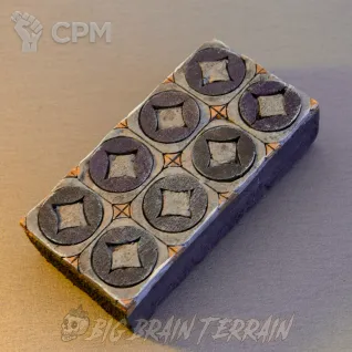 Описание картинки 5 тайлов раскошного пола 2х4 - террейн для НРИ, ДнД от Big Brain Terrain по цене 575руб | Свободный Рынок Миниатюр - СРМ