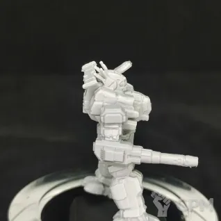 Описание картинки Hybrid Rifleman (60 тонн) от Dwarf Pirate Foundry по цене 450руб | Свободный Рынок Миниатюр - СРМ