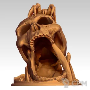 Описание картинки Dice Tower - Skull with spider (FDM) от 3Д печать миниатюр по цене 2 507руб | Свободный Рынок Миниатюр - СРМ
