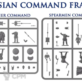 Описание картинки Persian Unarmoured Archers от Base 28 по цене 2 800руб | Свободный Рынок Миниатюр - СРМ